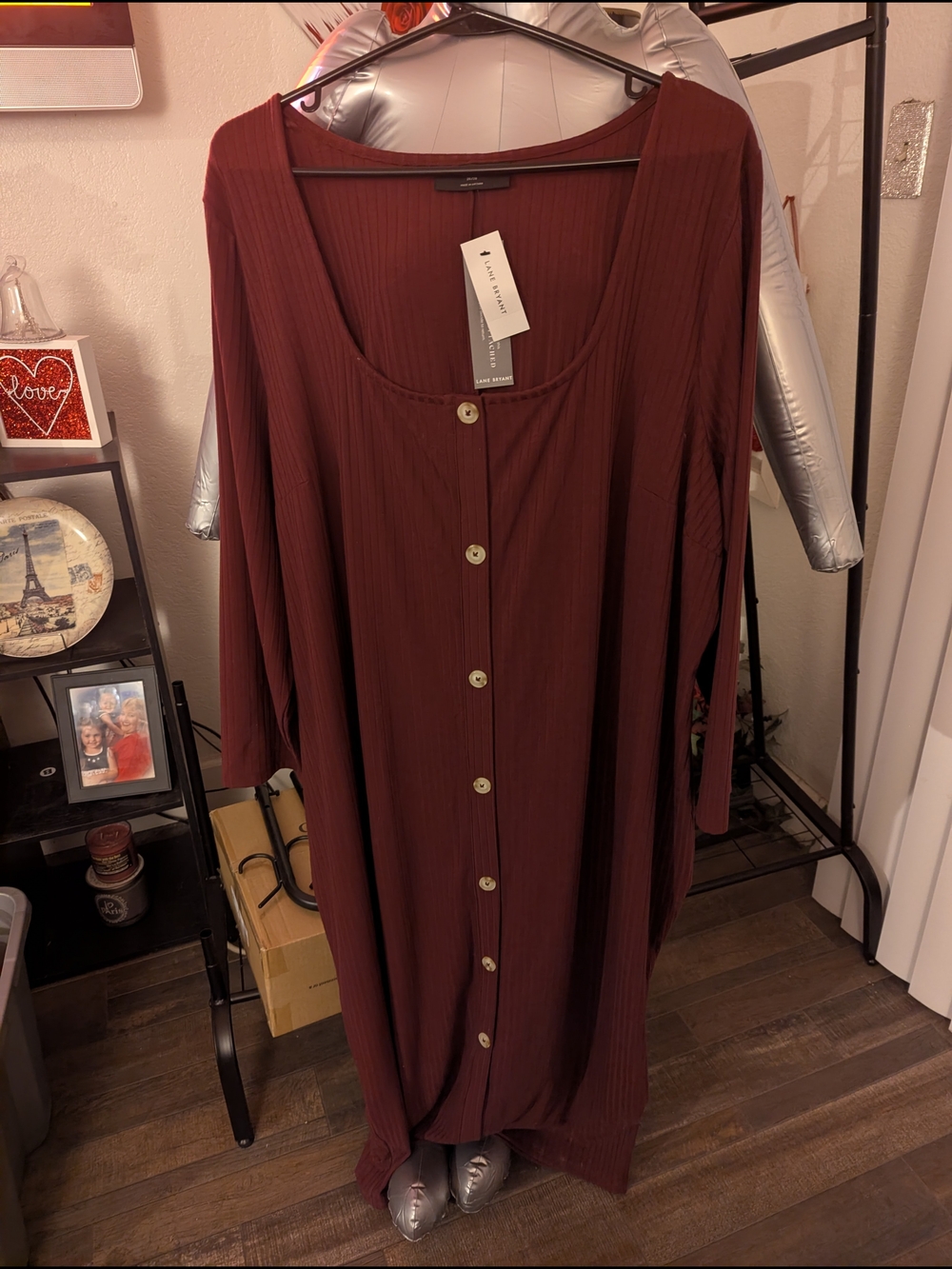 NWT- Lane Bryant: Burgundy Dress Sz 26/28